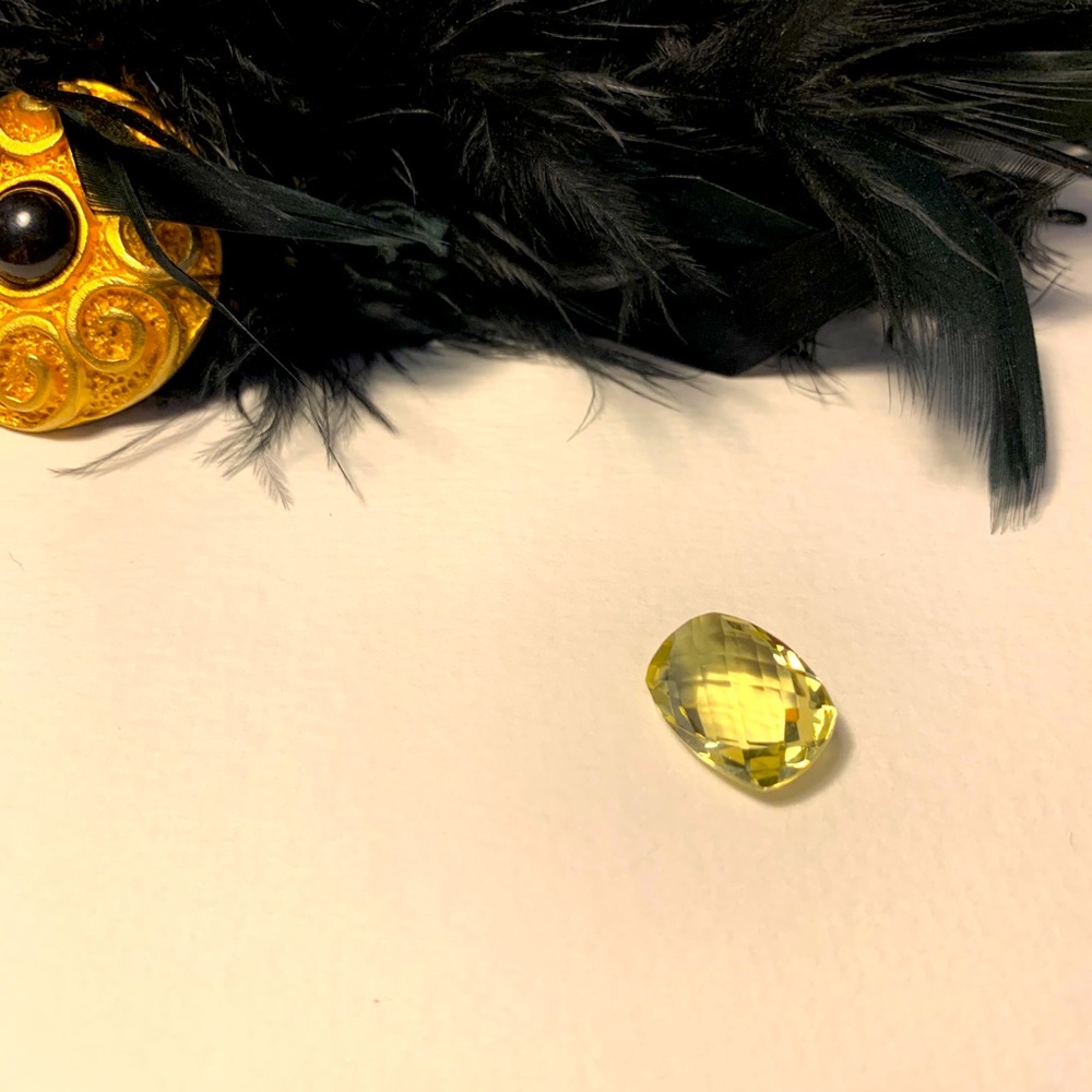 9.53ct Natural Lemon Quartz Octagon Cut